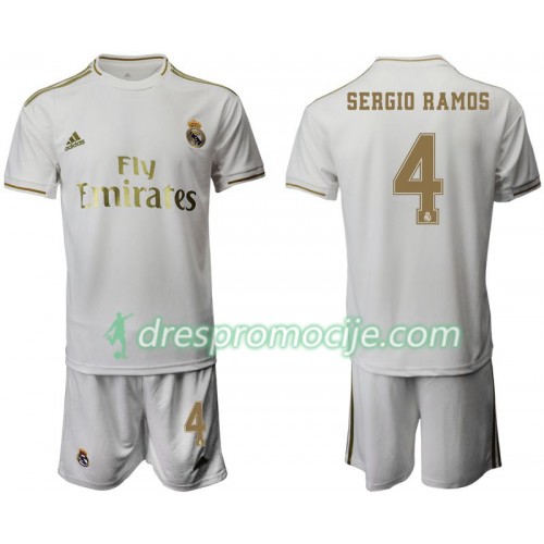Real Madrid Dres Sergio Ramos 4 Dječji Domaći 2019/20 Kratkih Rukava Real Madrid Dres Sergio Ramos 4 Dječji Domaći 2019/20 Kratkih Rukava